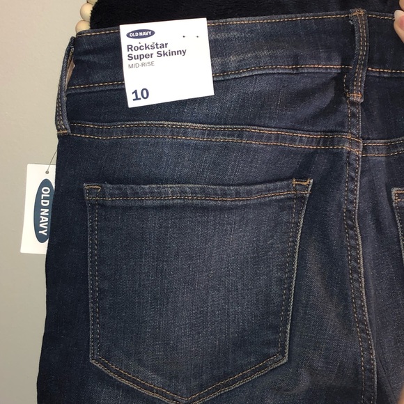 NWT Old Navy mid rise super skinny jeans - Picture 5 of 6